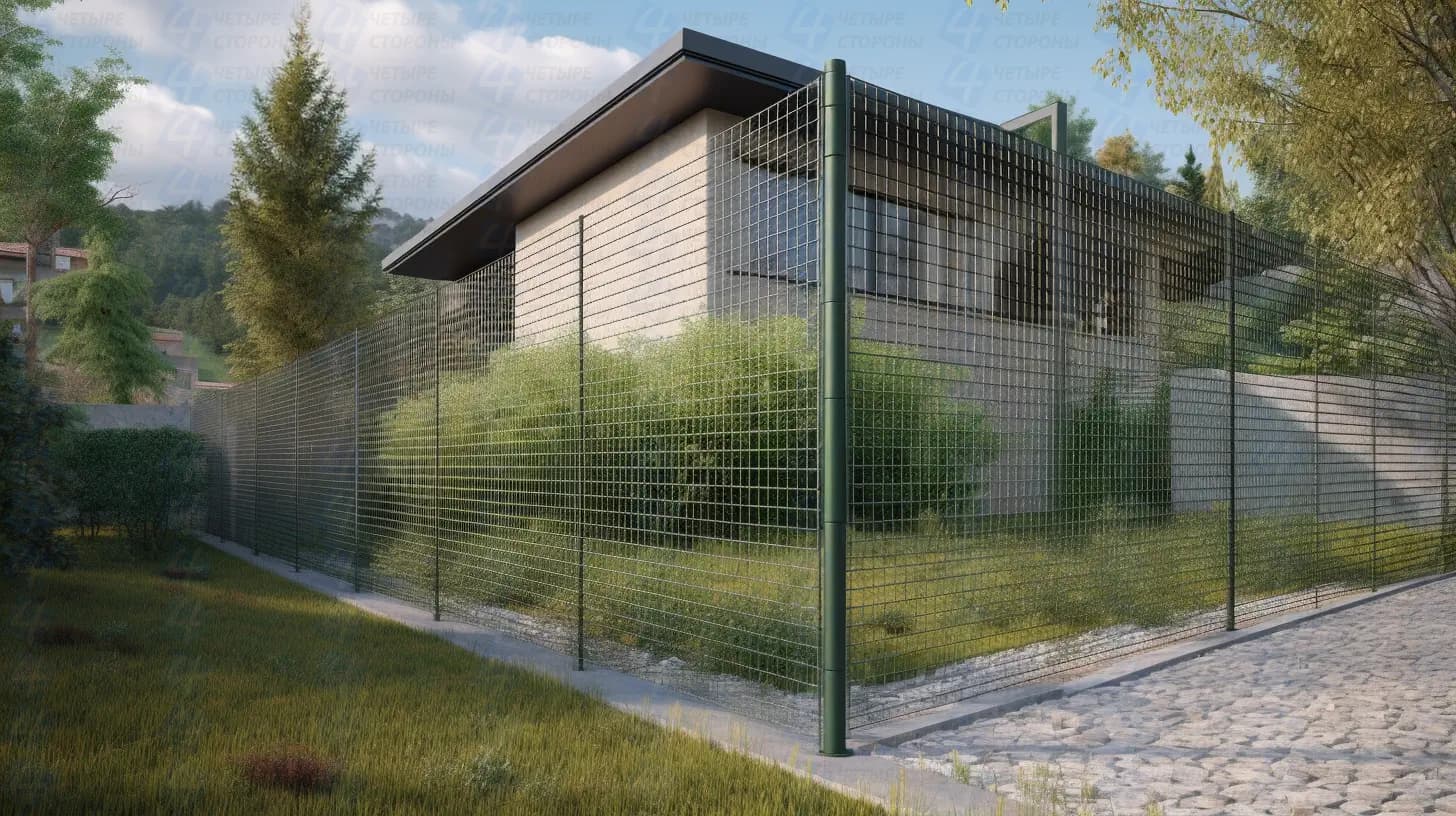 Универсальный 3D-забор (4 мм, полимерное покрытие)