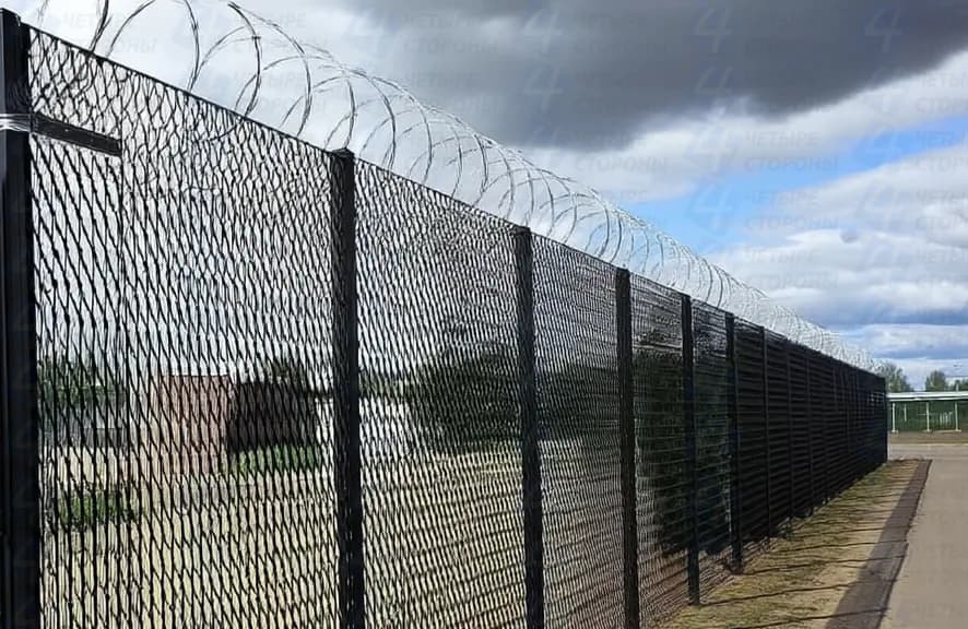 Антивандальная сетка рабица