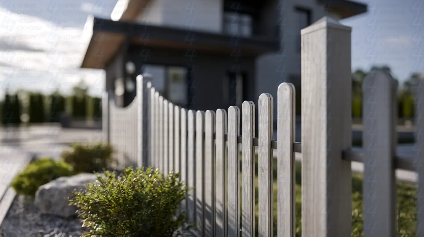 Премиум-евроштакетник Волна (сталь 0.6 мм, градиентное покрытие)