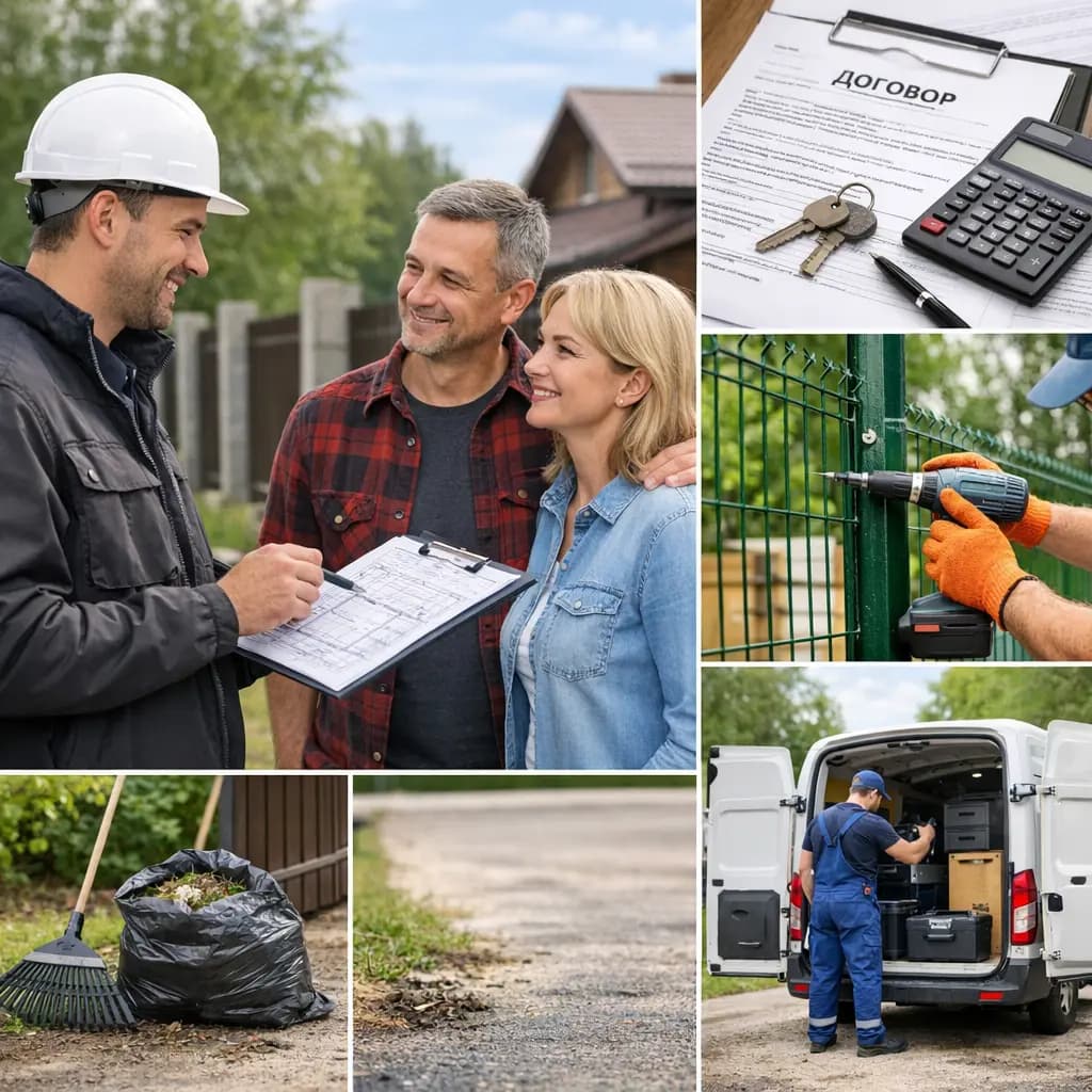 Профессиональный монтаж забора